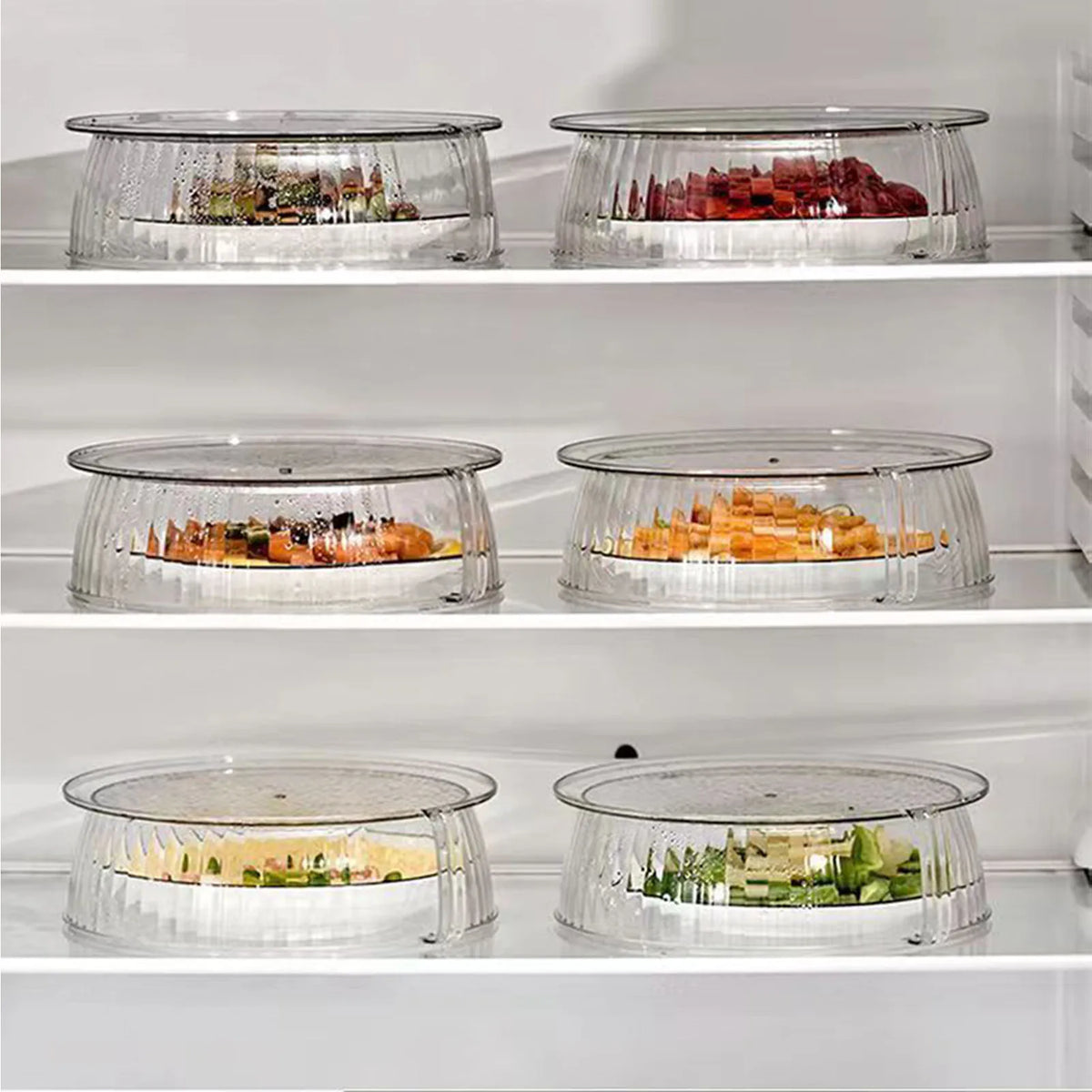 Clear Microwave Splatter Cover with Handle – Transparent Lid