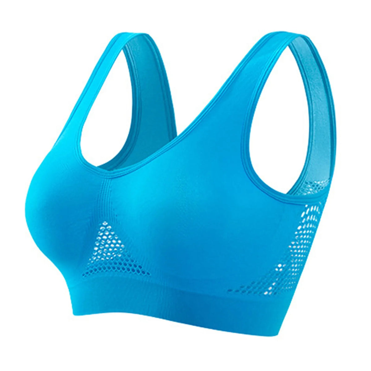 Women's Seamless Breathable Sports Bra – Removable Padded