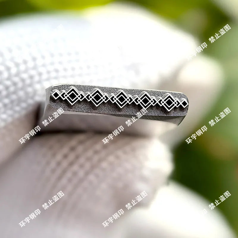 Steel Seal Chisel Ruyi Pattern – Bracelet & Ring Stamping Tool