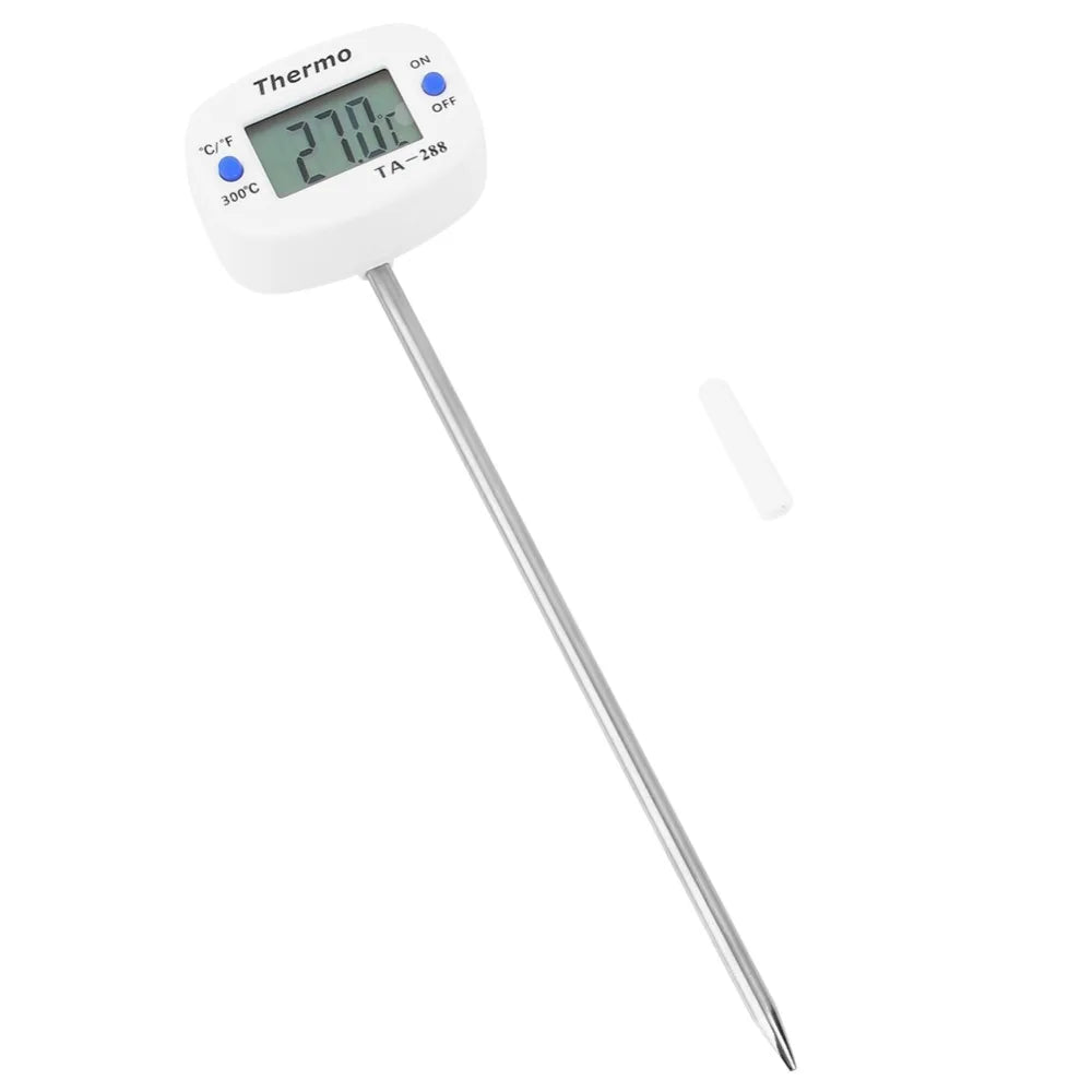 LCD Digital Food Thermometer – Instant Read Long Probe