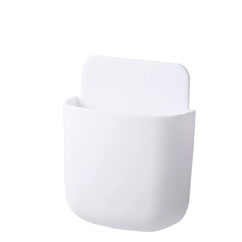 Wall Mount Remote Control & Phone Charging Storage Box