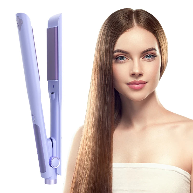 Mini Ceramic Hair Straightener | 4 Temps, 30s Fast Heating