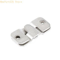 2-Pack Stainless Steel Flush Mount Z-Clip Bracket Connector