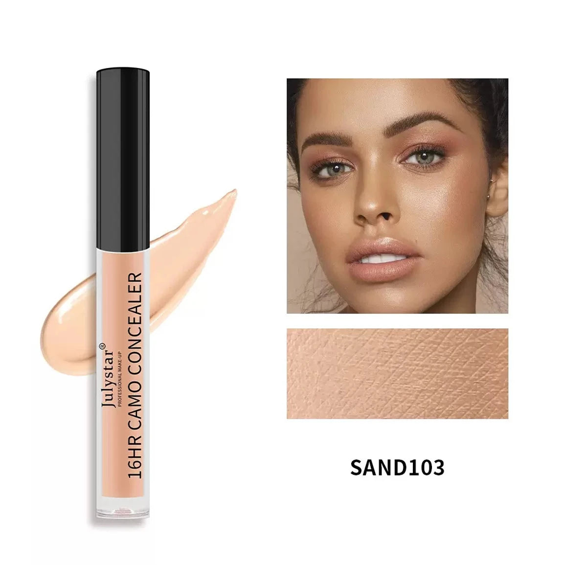 VIBE 6 Color Liquid Concealer – Full Coverage, All Skin Types