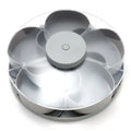 Rotating Snack Tray with Lid – 5-Compartment Lazy Susan