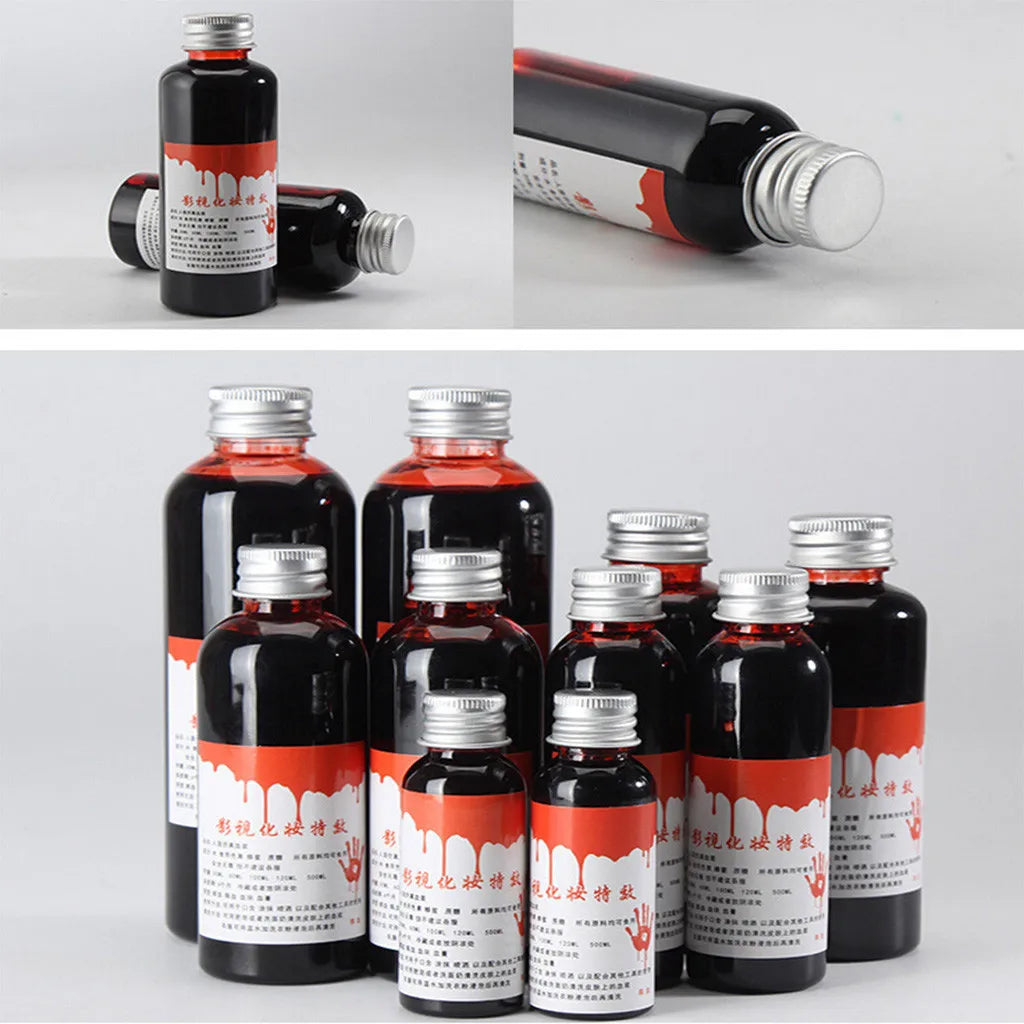 Realistic Fake Blood Liquid – Halloween SFX Makeup & Prop