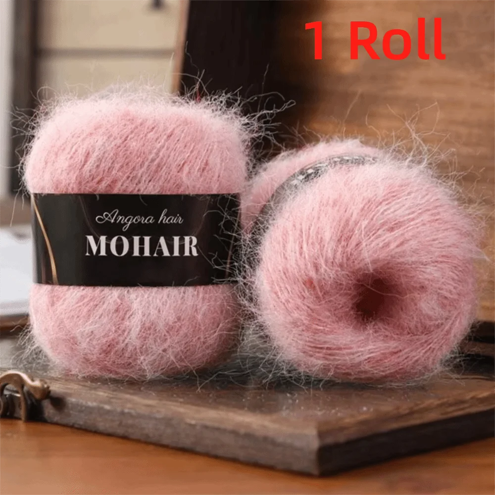 Soft Fluffy Alpaca Mohair Yarn – Knitting & Crochet