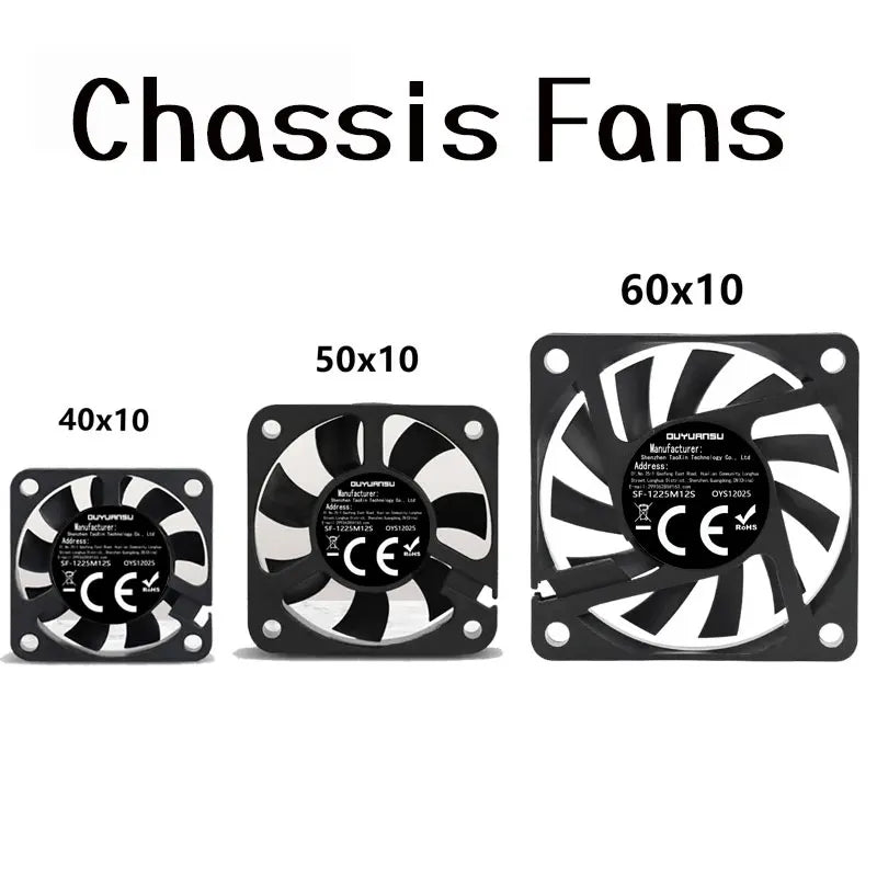 5V DC Brushless PC Cooling Fan 40mm 50mm 60mm | Silent CPU Fan