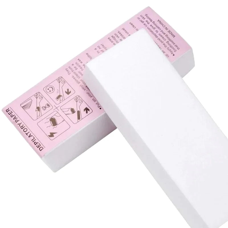 Non-Woven Hair Removal Waxing Strips 20/50/100 Pcs