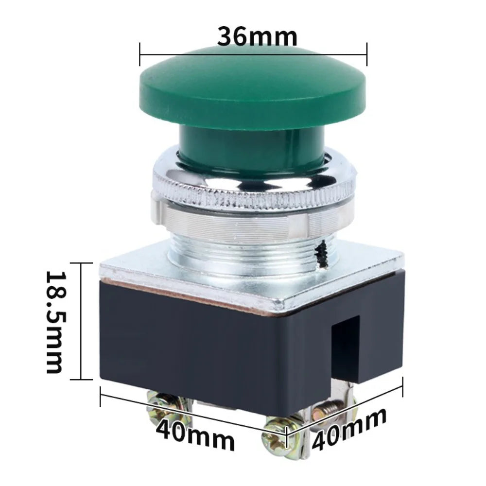 LA2 Momentary Push Button Switch 30mm Red Green 5A 250VAC