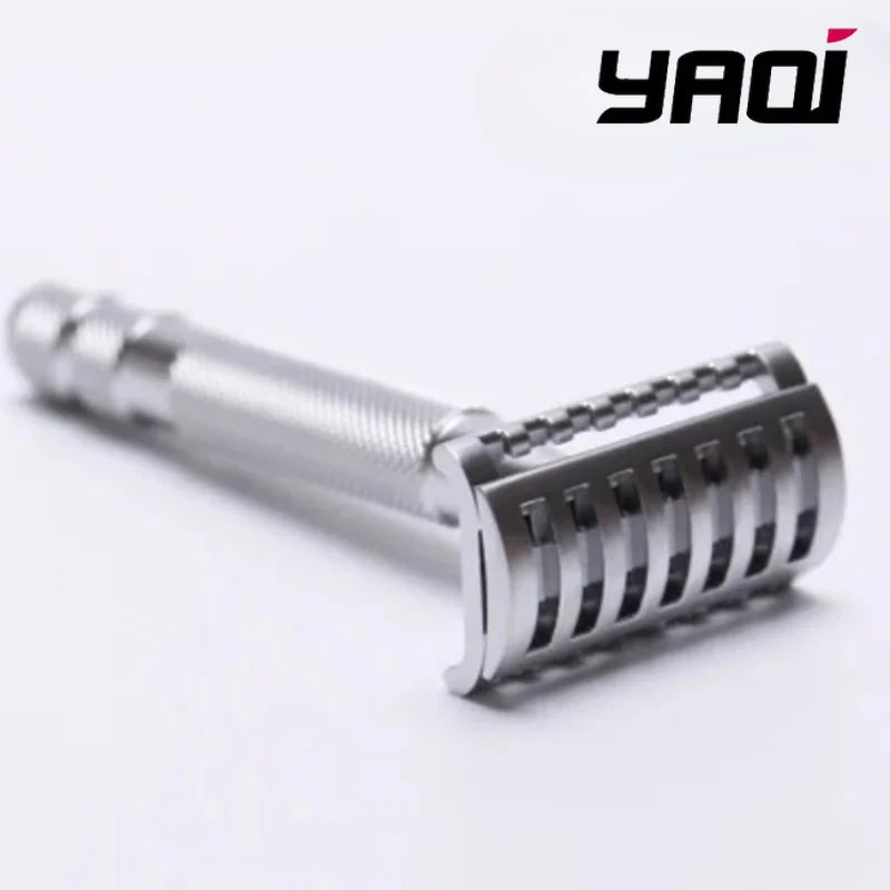 YAQI Knight-Helmet DE Safety Razor – Stainless Steel Handle