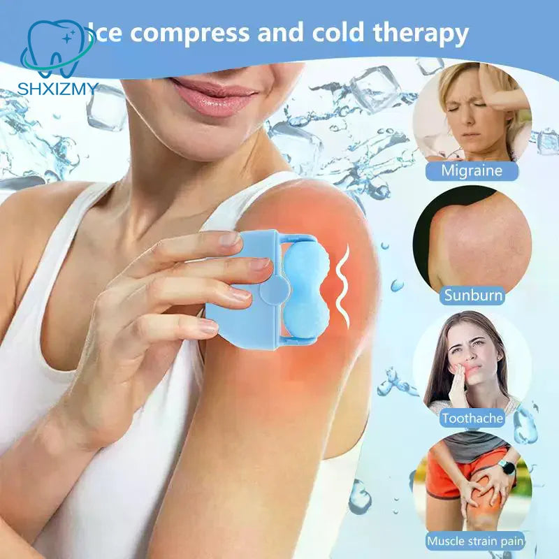 Dual Head Face Ice Roller – Cooling Facial & Eye Massager