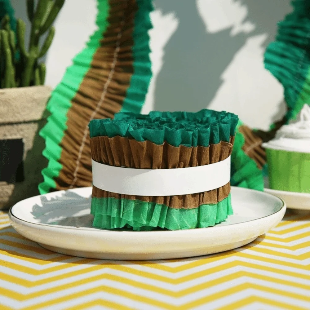 Macaron Crepe Paper Streamers 3M Colorful Party Ribbon Roll