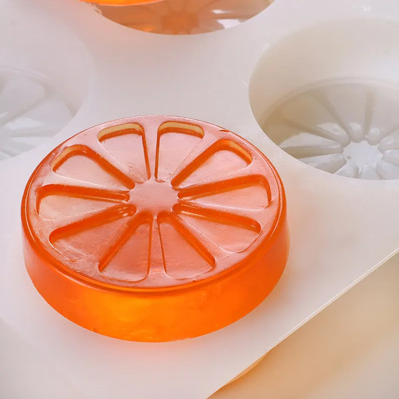 Silicone Orange Mould – Soap, Candle, Epoxy & Gypsum DIY