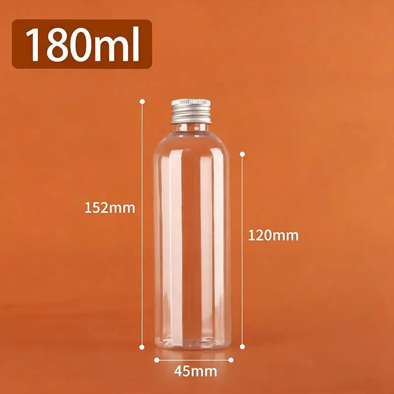 Refillable Travel Cosmetic Bottles | Plastic & Aluminum Cap