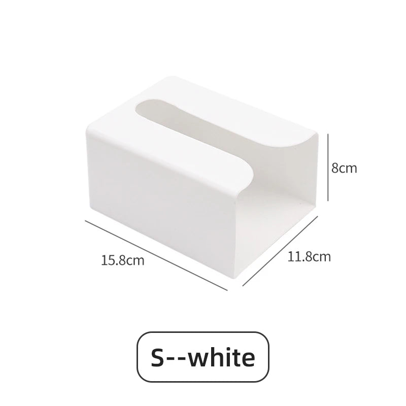 Wall-Mounted Punch-Free Tissue Box & Wet Wipes Dispenser