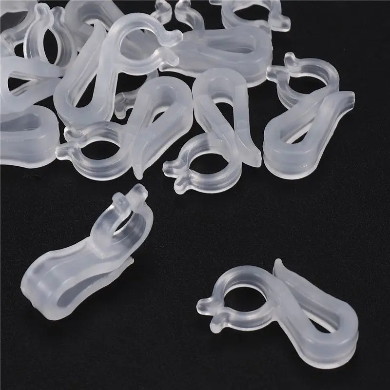200-Pack Christmas Light Gutter Clips for Outdoor String Lights