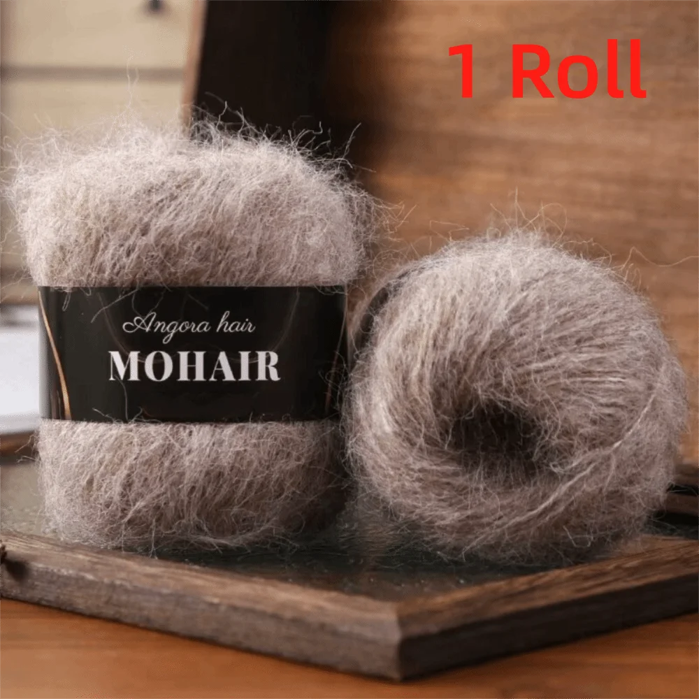 Soft Fluffy Alpaca Mohair Yarn – Knitting & Crochet