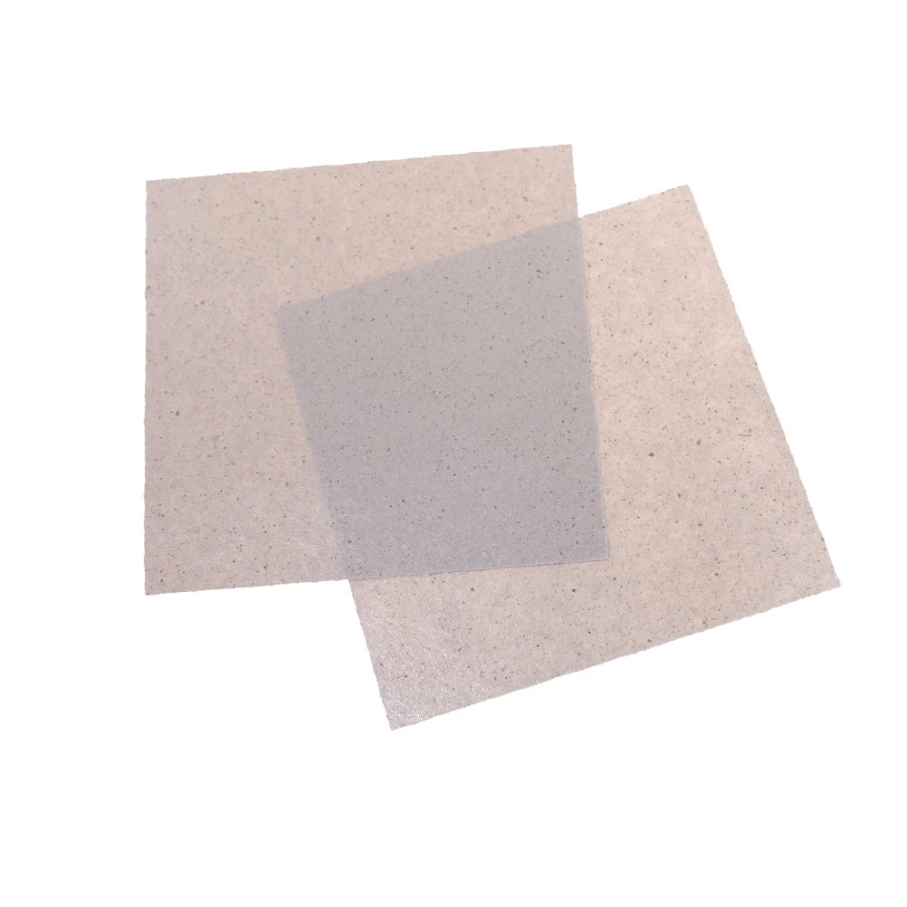 2-Pack Microwave Mica Plates 13x13cm – Replacement Sheets