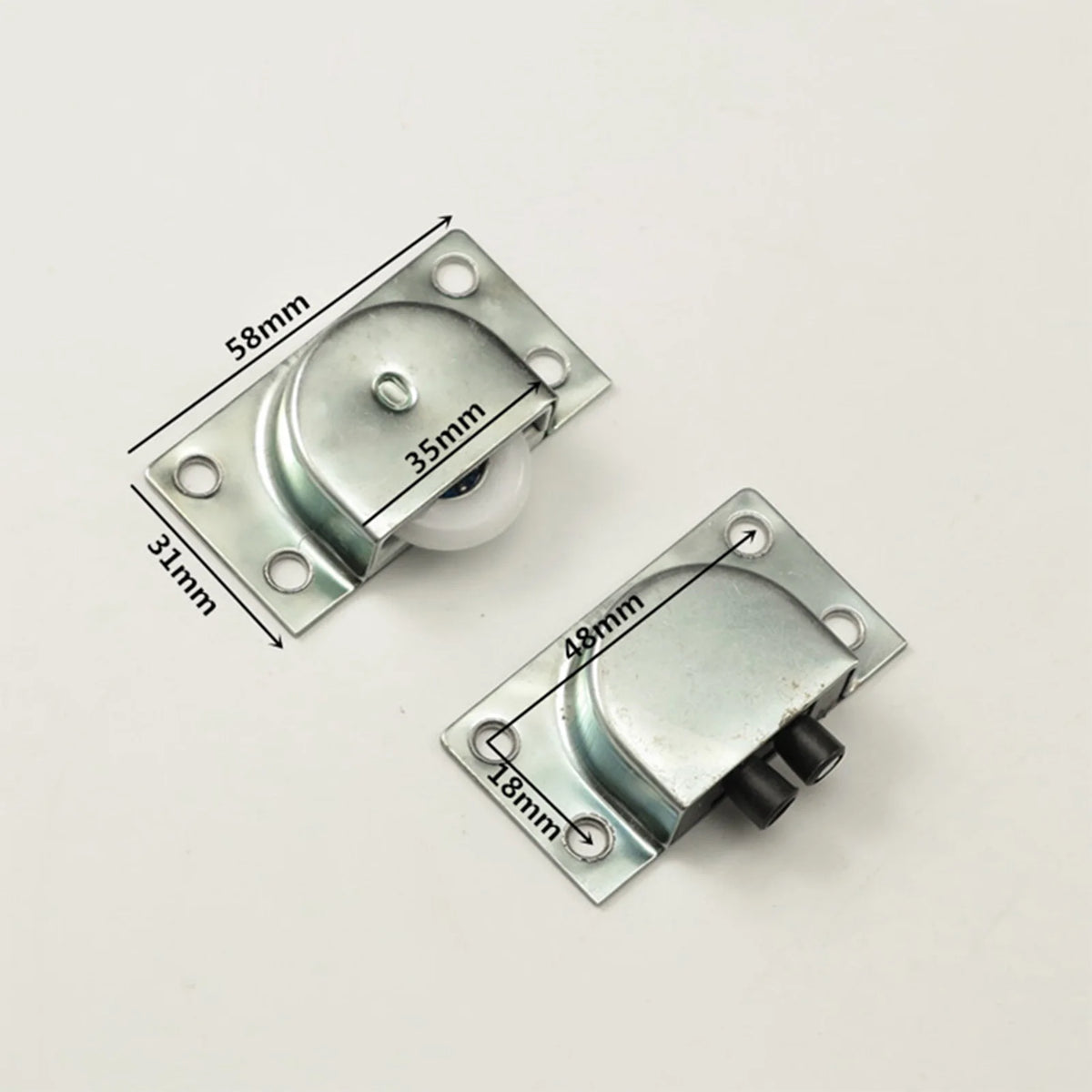 Stainless Steel Sliding Door Wheels for Furniture & Cabinets