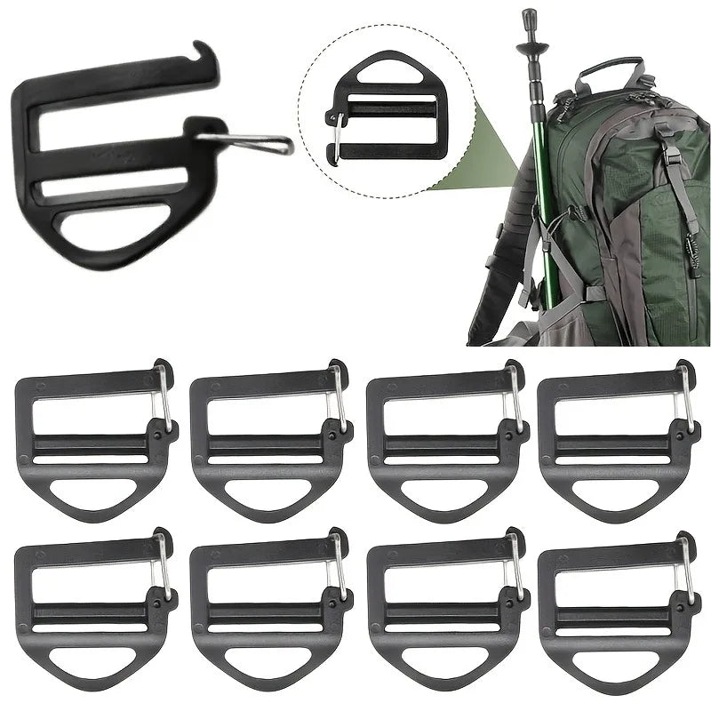 Adjustable Slider Buckle Webbing Clips – Quick Release Backpack Strap