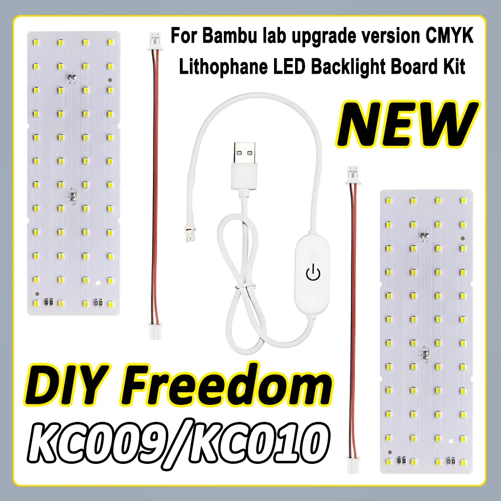 CMYK LED Backlight Panel for Bambu Lab 3D Lithophanes