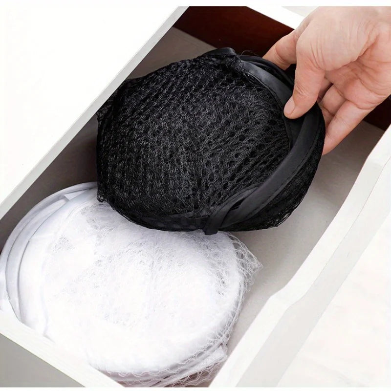 Foldable Mesh Laundry Basket Collapsible Clothes Hamper