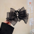 Tulle Big Bow Hair Claw Clip – Elegant Bowknot for Women