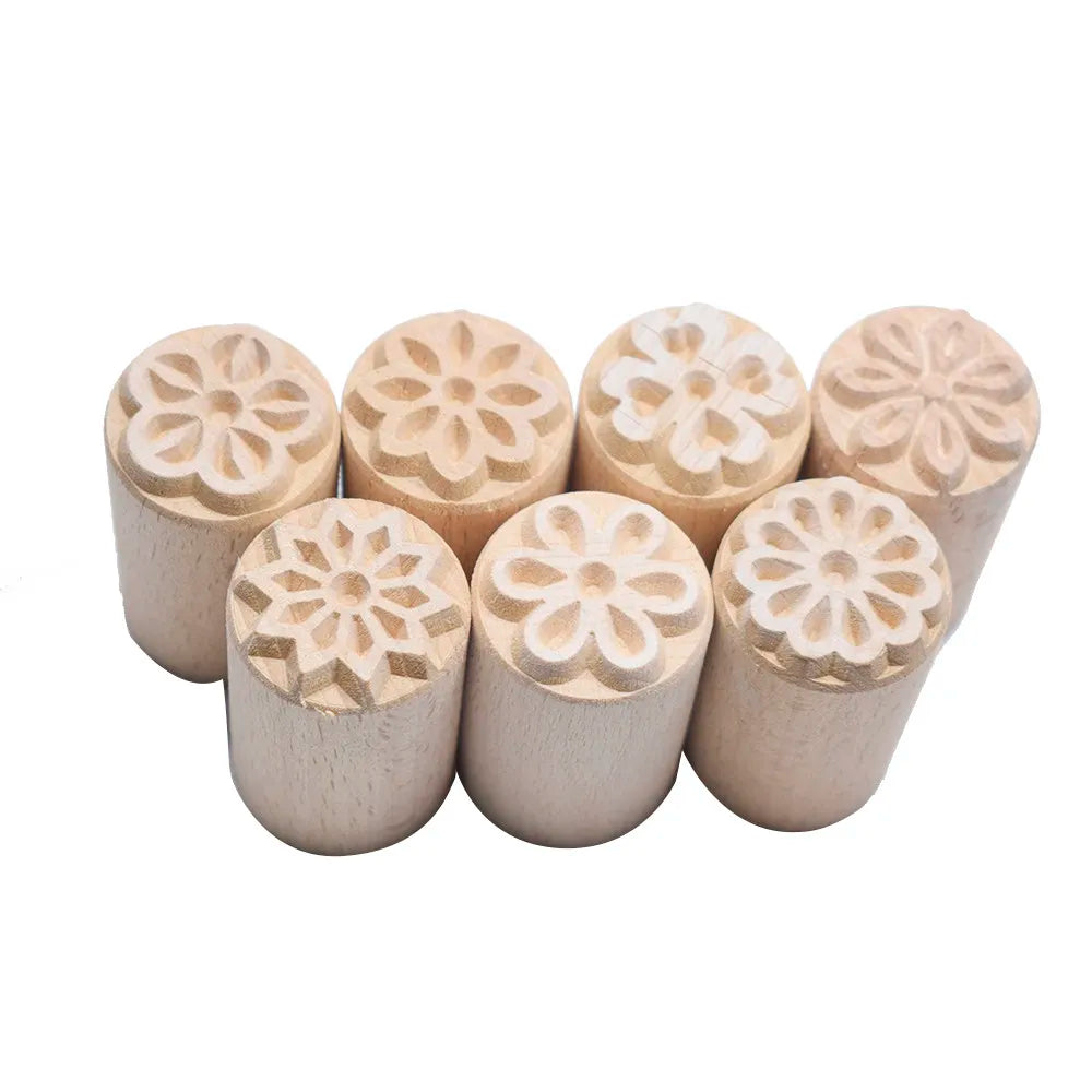 Pottery Clay Texture Stamp Seal Set – National Style Craft