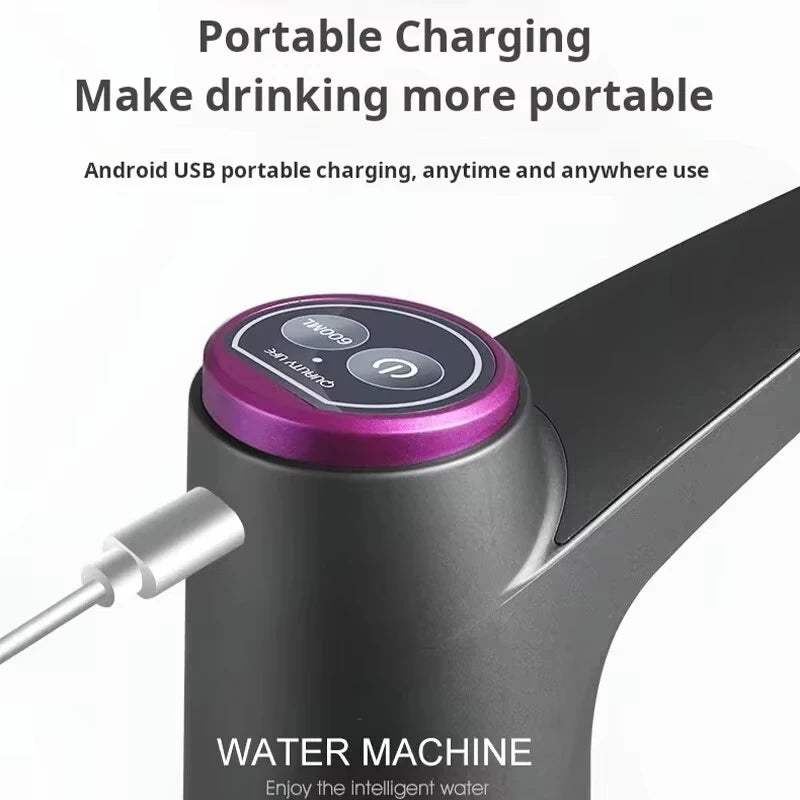 USB Rechargeable Electric Water Pump – Portable Barrel Dispenser