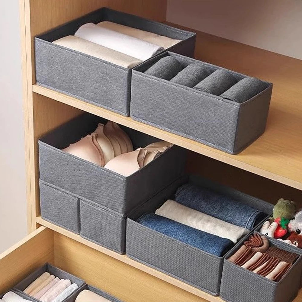 KindFuny Foldable Drawer Organizer – Underwear, Socks & Clothes
