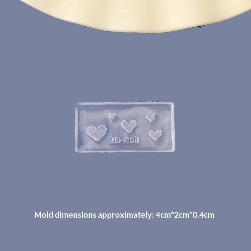 3D Silicone Nail Mold Template – DIY Nail Art Carving Tool