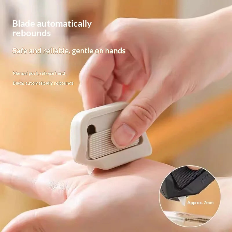 Magnetic Ceramic Box Cutter – Auto-Retract Safe Package Opener