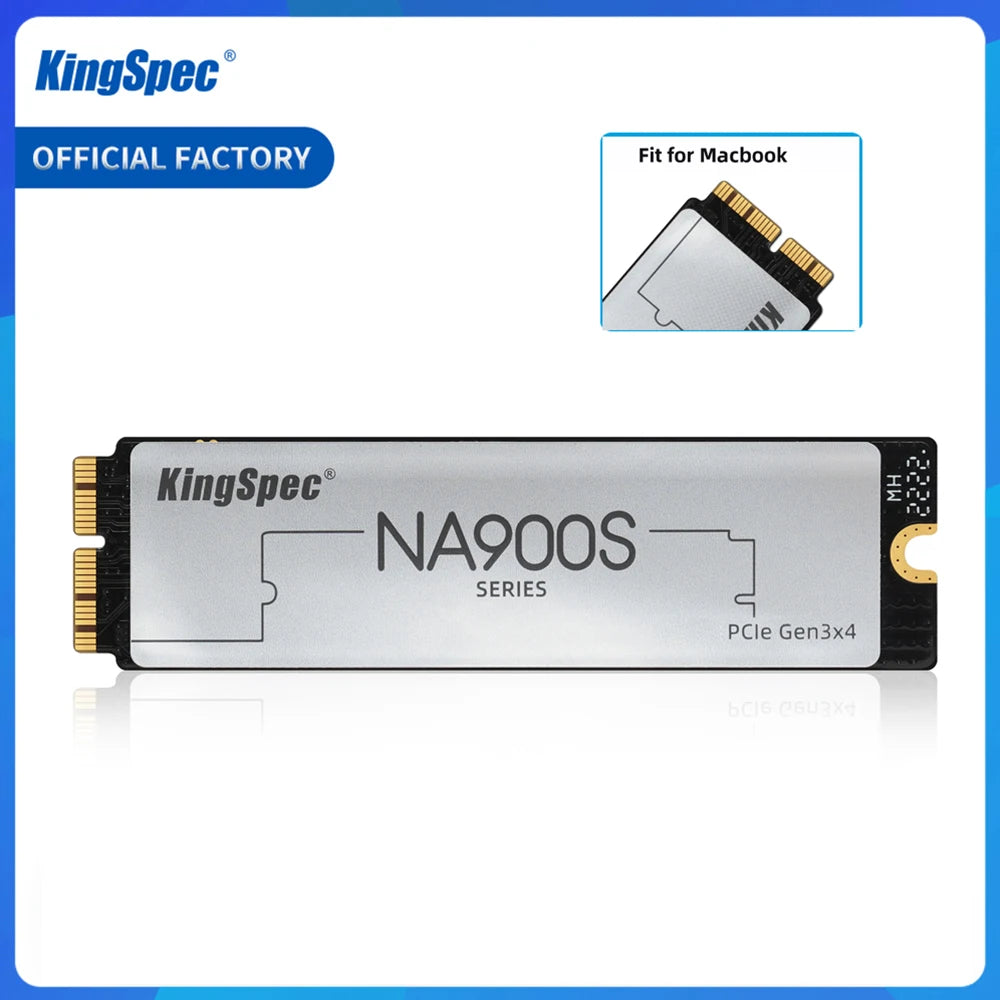 KingSpec M.2 NVMe PCIe 3.0 SSD 256GB–2TB for MacBook Pro & Air