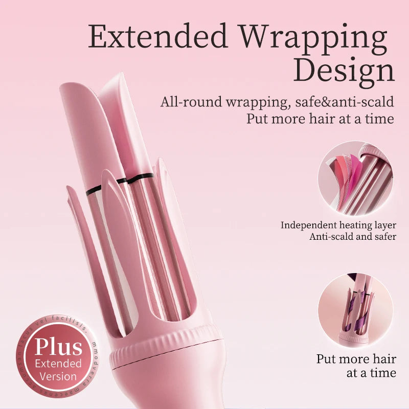 Automatic Hair Curling Iron – Anti-Scald Ceramic Timer Beep