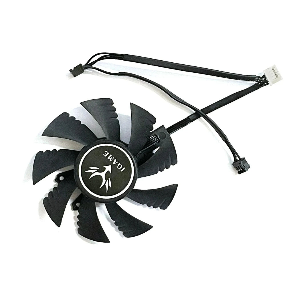 75mm 4-Pin GPU Fan Replacement for Colorful iGame GTX 1060–1080