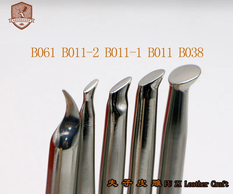 Stainless Steel Leather Edge Engraving & Printing Tool Set
