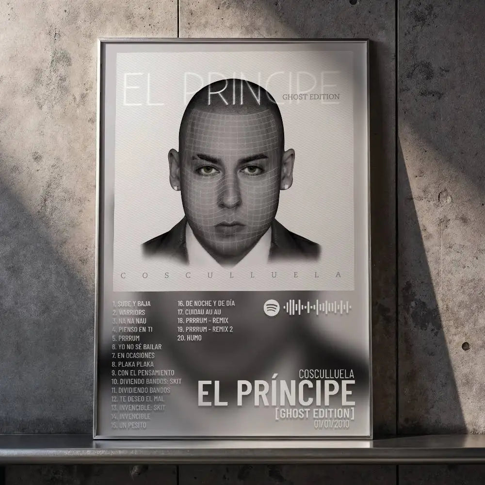 Cosculluela Art Poster Self-Adhesive Waterproof Wall Sticker