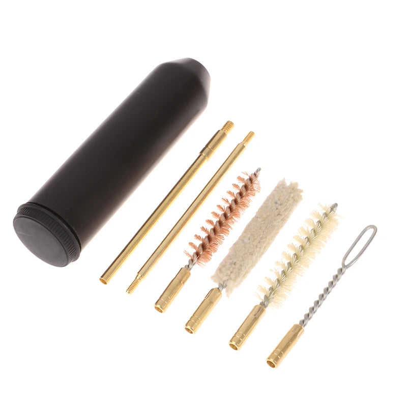 7-Pc Pocket Pistol Cleaning Kit – .38 / .357 / 9MM | VIBE