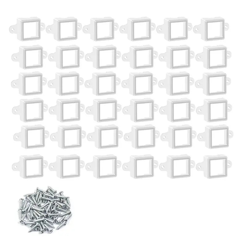 Waterproof Mounting Bracket Clips for Govee H705 – 36 Pack