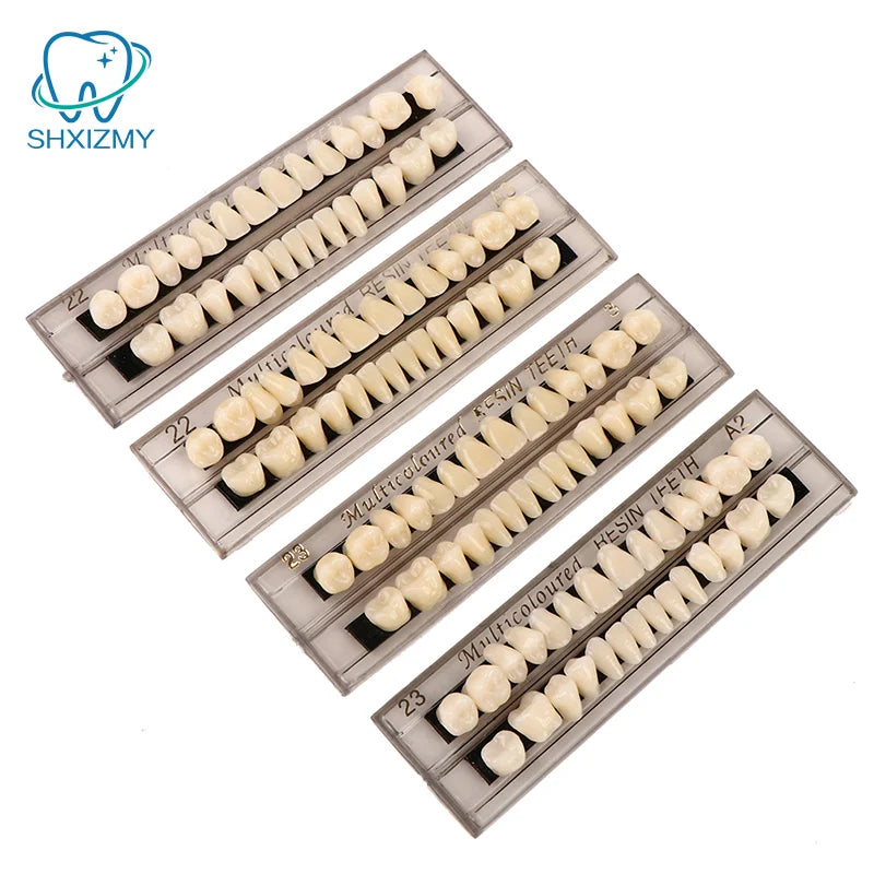 28-Pc Acrylic Resin Denture Teeth Set & 3D Shade Guide