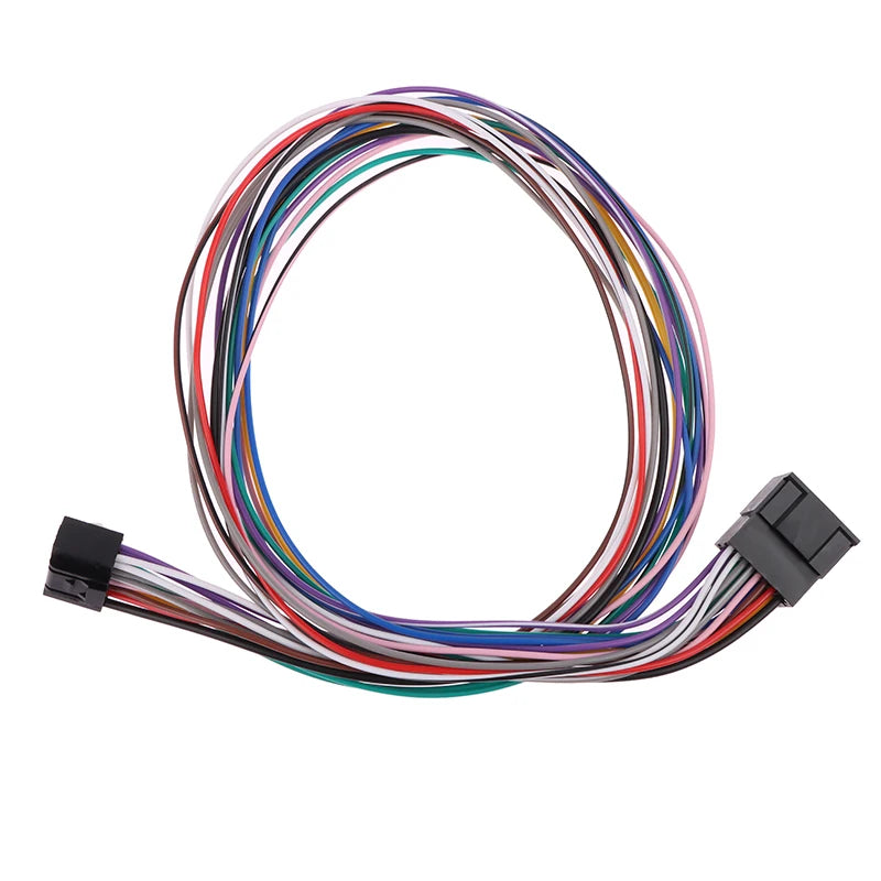 16-Pin Universal Car Stereo ISO Wire Harness Adapter Cable 60cm