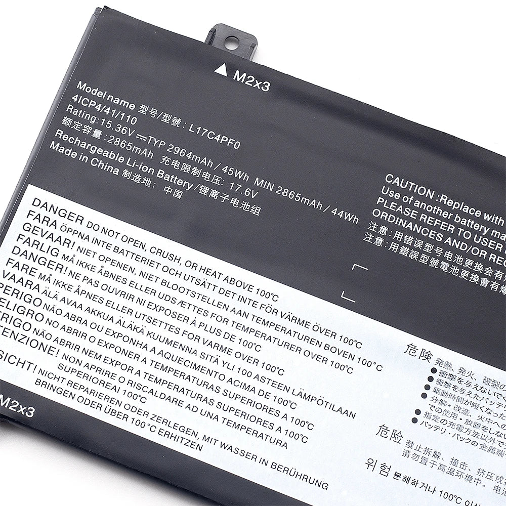 SUOZHAN L17C4PF0 Battery for Lenovo IdeaPad S530-13 15.36V 44Wh
