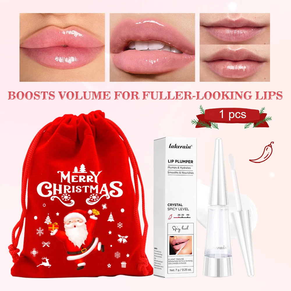 Lakerain Lip Plumper Gloss – Hydrating Fuller Lips Korean
