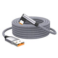 USB-C Elbow Fast Charge Cable 6A – 1m to 8m Braided Type-C