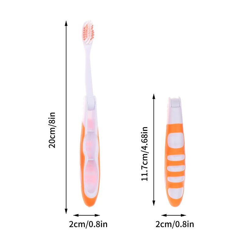 Foldable Travel Toothbrush – Portable Compact Folding Brush