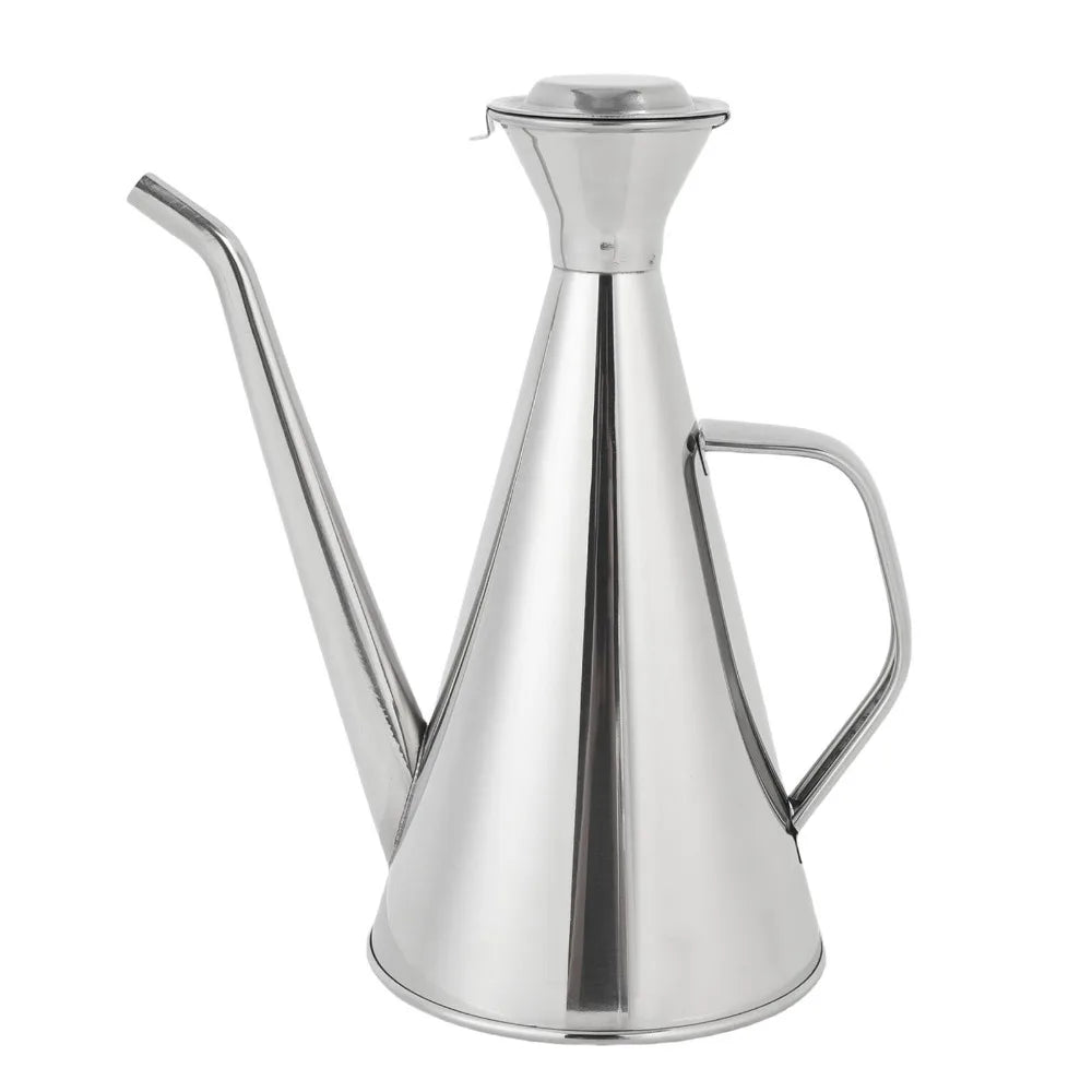 304 Stainless Steel Oil Dispenser Bottle 250ml/500ml Long Spout