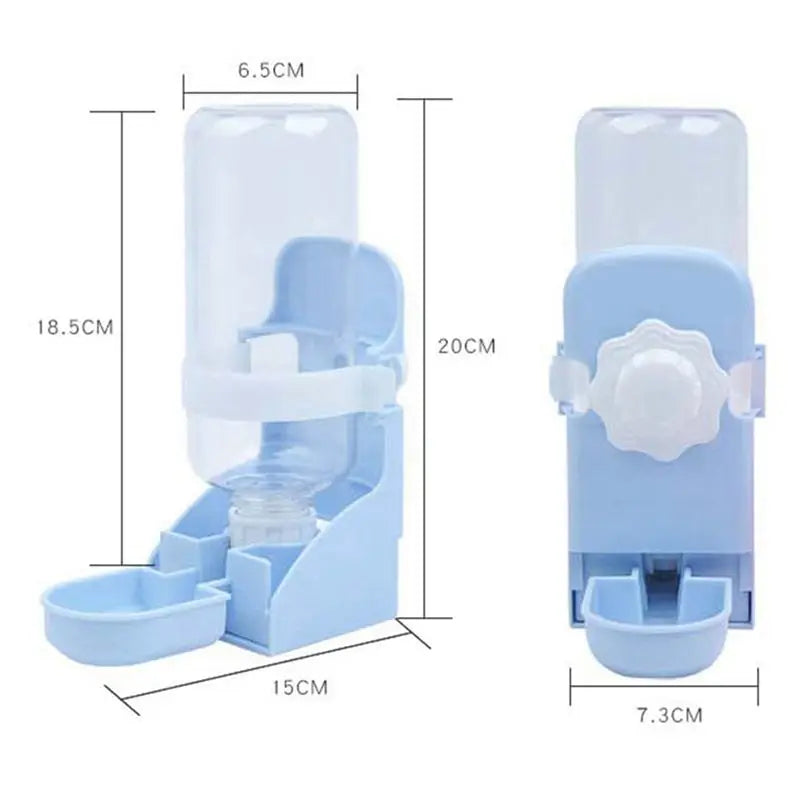 3-Pack 500ml Cage Hanging Bird & Pet Water Dispenser