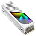 ALLOYSEED M.2 2280 SSD Heatsink with ARGB Fan | Aluminum Cooler