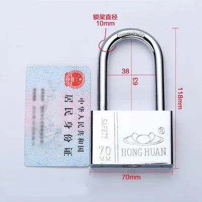 Waterproof Rust-Proof Keyed Padlock – Tamper-Proof Beam Lock